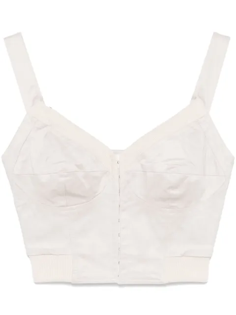 Elena Velez bustier-style top Neutrals EV004YR004