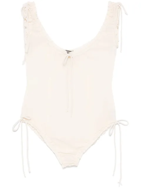 Elena Velez cotton bodysuit Neutrals EV043Y002