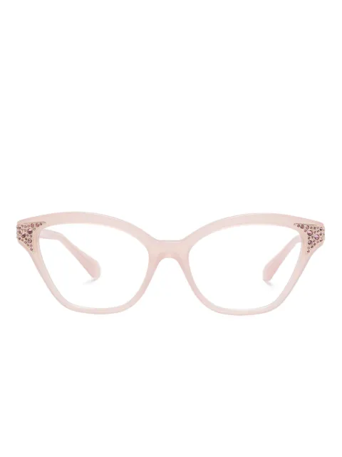 Swarovski Eyewear crystal-embellished glasses Pink SK2029