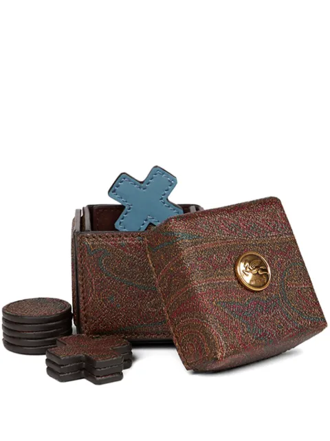 ETRO Tic-Tac-Toe board game Brown WP2Q0002AA001