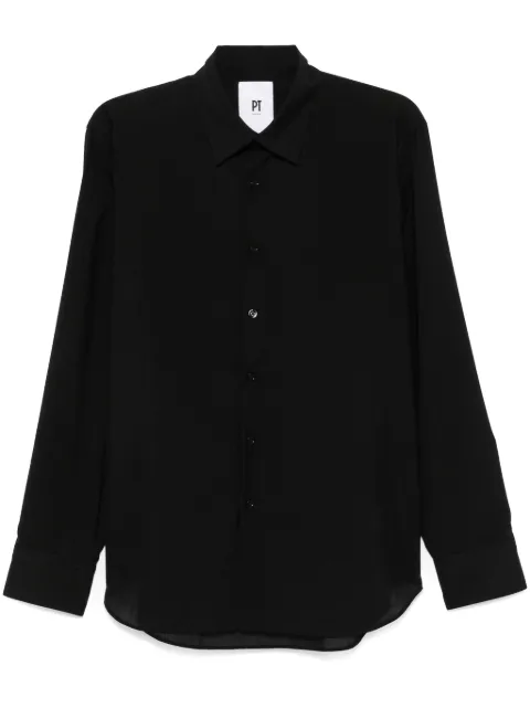 PT Torino virgin wool shirt Black TL6SIT050RTYZI56