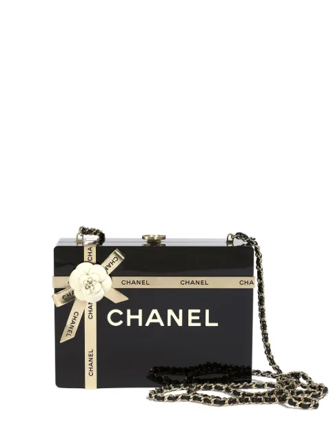 CHANEL Pre-Owned Gift Box clutch bag Black CSDD8176