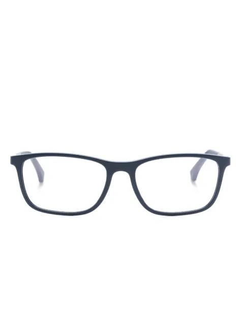 Emporio Armani rectangle-frame glasses Blue EA3069