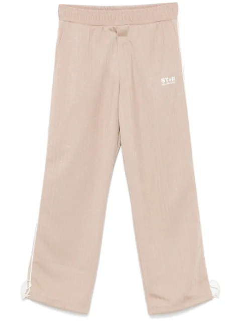 Golden Goose logo-print track pants Neutrals GMP01964P001653