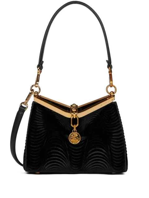 ETRO small velvet Vela bag Black WP1B0001AK556