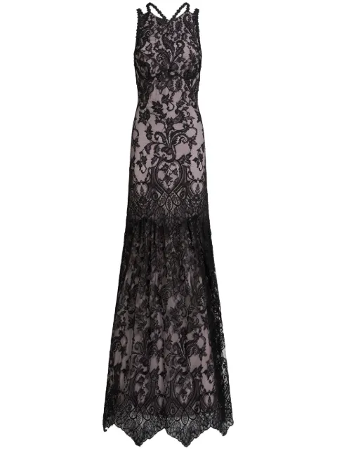 ETRO yarn-dyed lace dress Black WRHA026599TLE05