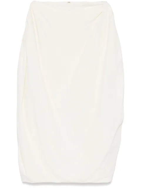 Elena Velez Obelisk maxi skirt White EV025YR002