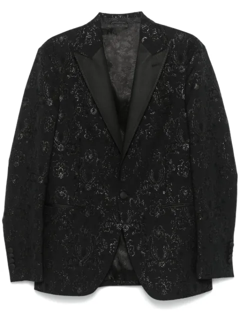 ETRO patterned-jacquard blazer Black MRCA001799TJB08