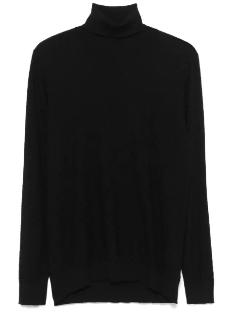 GOES BOTANICAL interwoven-knit sweater Black 141