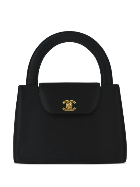 CHANEL Pre-Owned 1998 Kelly handbag Black 5202602