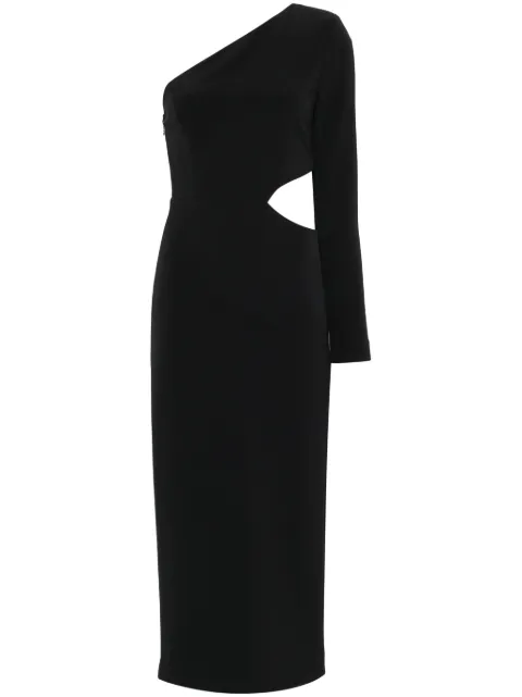 TWINSET one-shoulder midi dress Black 242TT2111