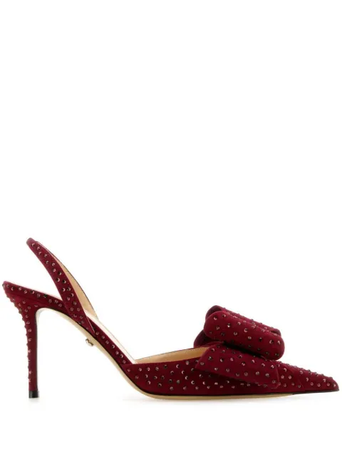 MACH & MACH 85mm suede pumps Red FW24S080585SUE