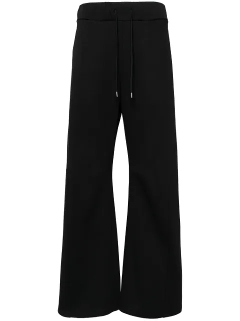 Attachment drawstring-waistband trousers Black AP42039