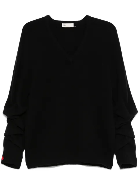 Tory Burch ruched sweater Black 15434
