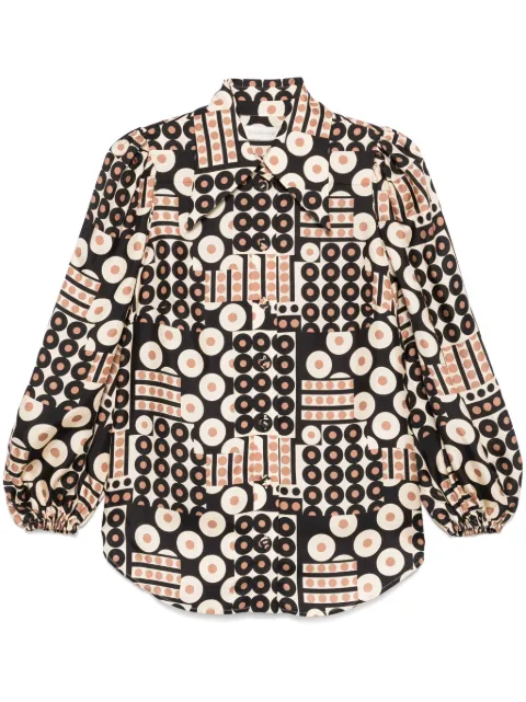 ZIMMERMANN Illustration blouse Neutrals 0849TF241