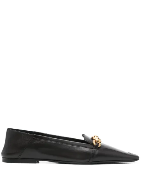 Saint Laurent chain-link loafers Brown 799746AADGZ