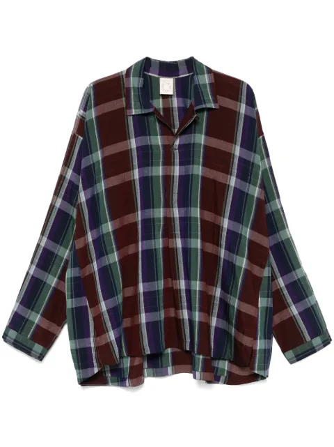 Jan Jan Van Essche Madras-check shirt Blue SHIRT102MADRASI