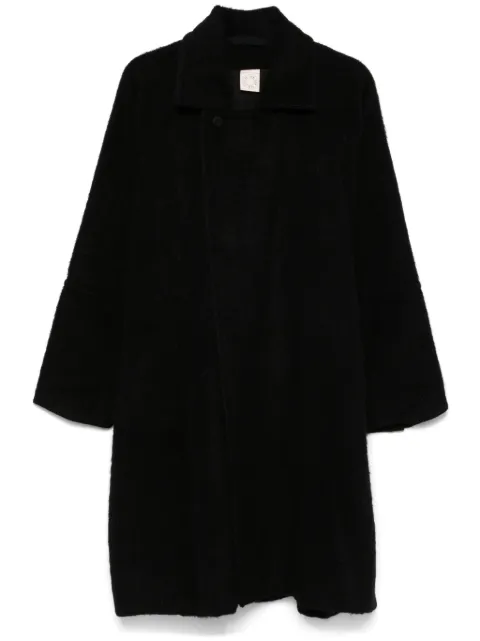 Jan Jan Van Essche double-breasted coat Black COAT30TUMBLEDHERRINGBONE