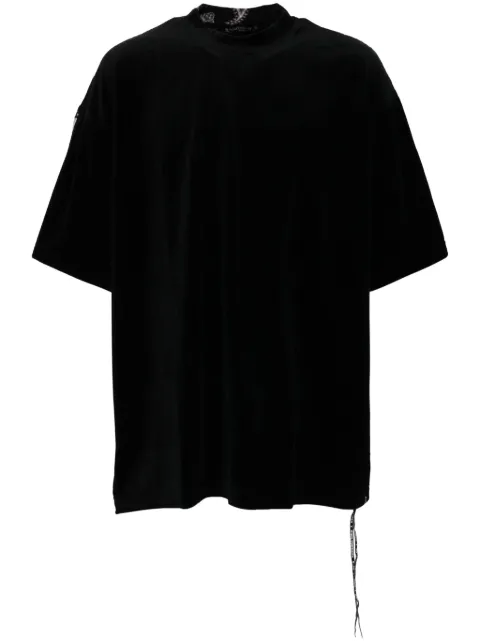 Mastermind World graphic print short sleeves T-shirt Black MW24S13TS003
