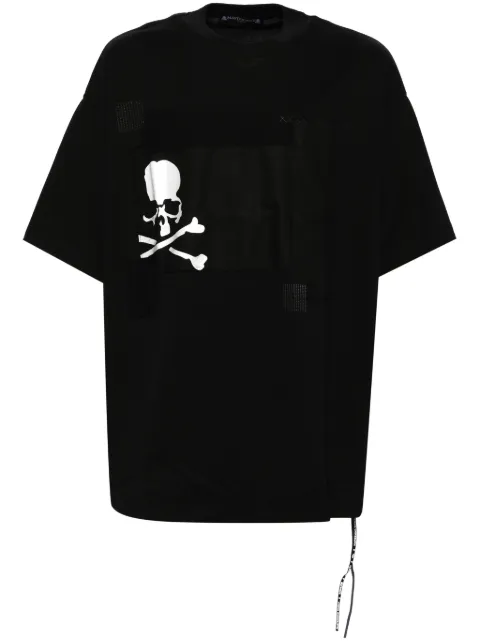 Mastermind World patchwork T-shirt Black MW24S13TS030