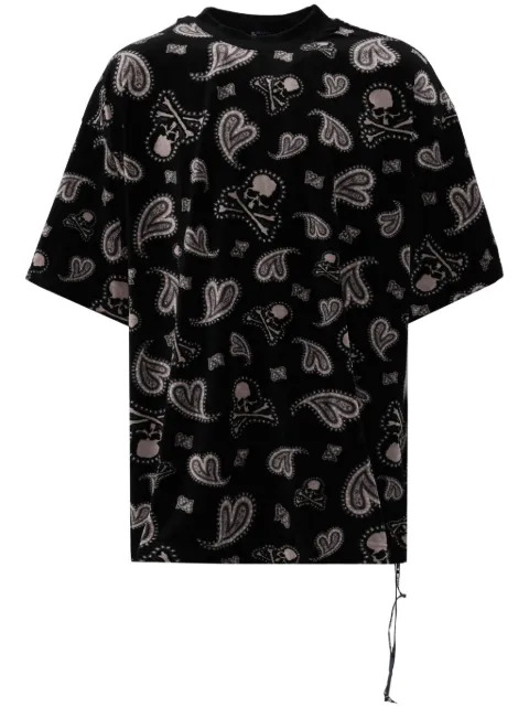 Mastermind World logo-monogram T-shirt Black MW24S13TS008