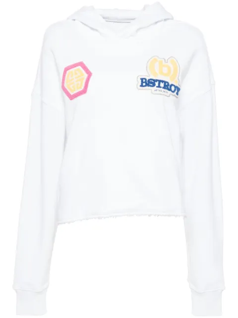 Givenchy appliqué hoodies White BWJ05M4Y95