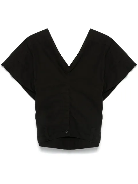 Balenciaga deconstructed top Black 808856TRP08