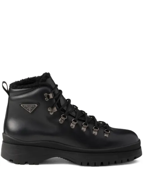 Prada Brixxen leather boots Black 2TE201FA0003LJD