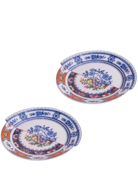 Seletti Hybrid Zobeide bread plate (set of two) White 9706