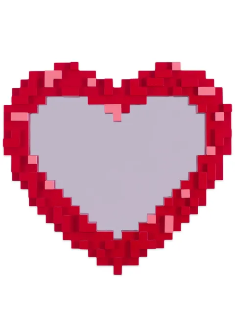 Seletti Pixel wall mirror Red 17055