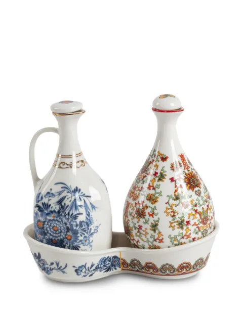 Seletti Hybrid seasoning bottle set (set of three) White 9690
