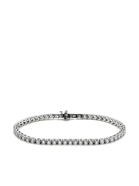 Jewels Aficionado 18kt white gold diamond tennis bracelet Silver JAB24DWG