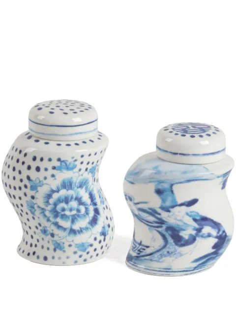 Seletti Classics On Acid Dots & Ginger spices shaker set White 11289