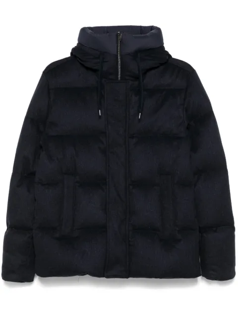 Herno brushed puffer jacket Blue PI001144U38087