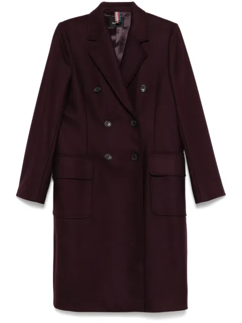 PS Paul Smith double-breasted coat Purple W2R240CN21059