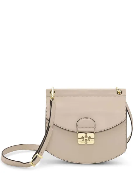 GANNI small Apo-G crossbody bag Neutrals A6460