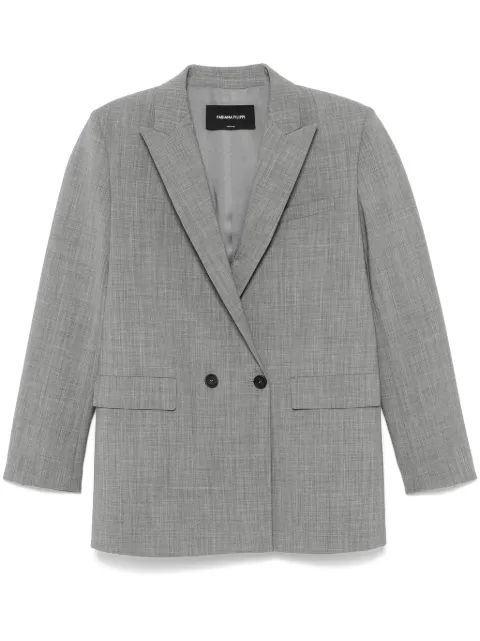Fabiana Filippi double-breasted blazer Grey GCD224F412D6200000