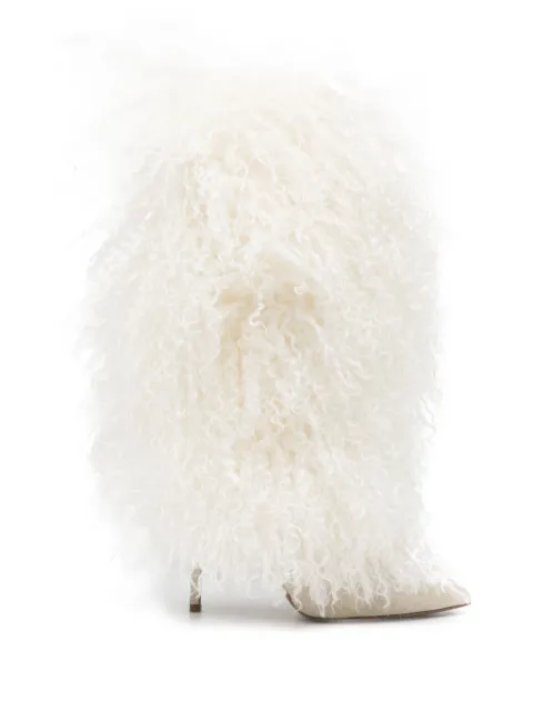Paris Texas 105mm textured boots White PX1471XMNFR