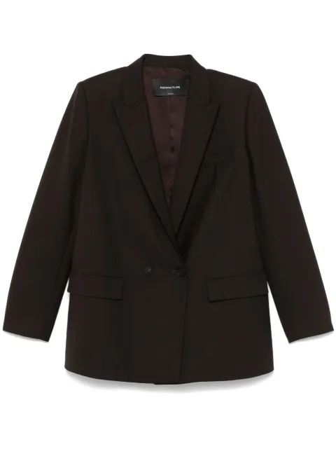 Fabiana Filippi double-breasted blazer Brown GCD224F412D6200000