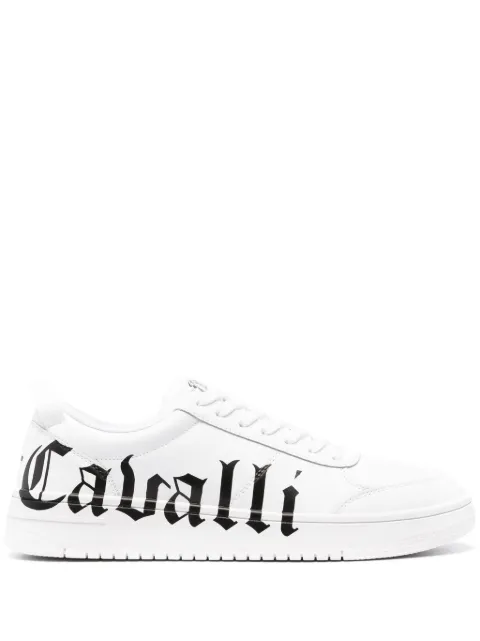 Just Cavalli logo-print sneakers White 77QA3SM5ZP397
