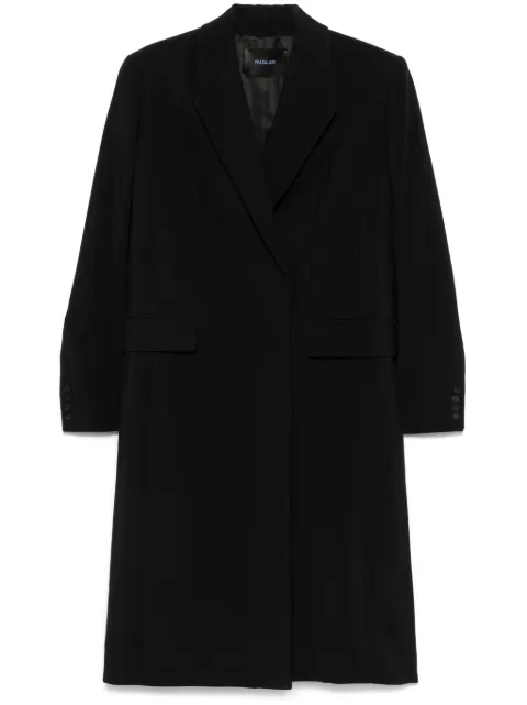 Mugler single-breasted coat Black 24F1MA0178182
