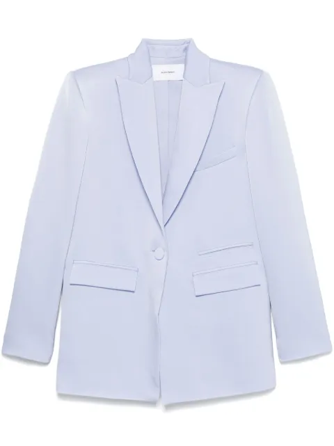 Alex Perry satin crepe blazer Blue J0071PF24