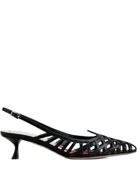Roger Vivier slingback lattice pumps Black RVW54338590TGQ