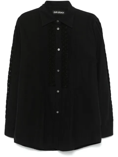 OUR LEGACY Sincere shirt Black W4242SBK