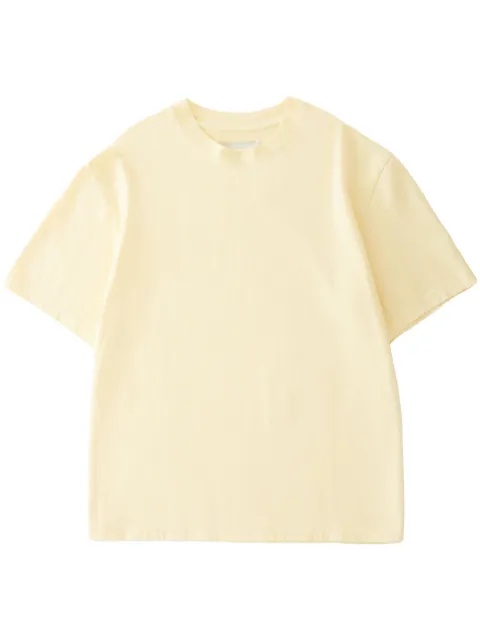 Studio Nicholson Lay t-shirt Yellow LAYSNM1066MERCERIZEDCOTTONGRANITA