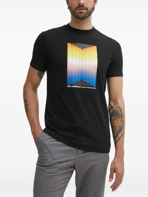 Karl Lagerfeld graphic-print T-shirt Black 755036542221