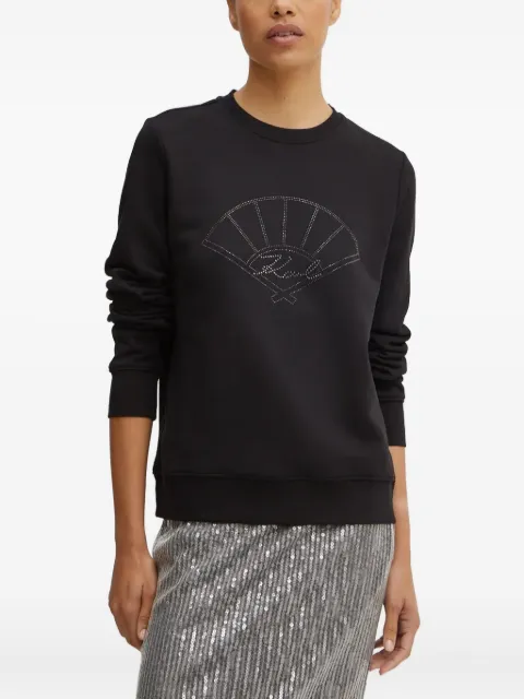Karl Lagerfeld embellished-detail sweatshirt Black 246W1817999