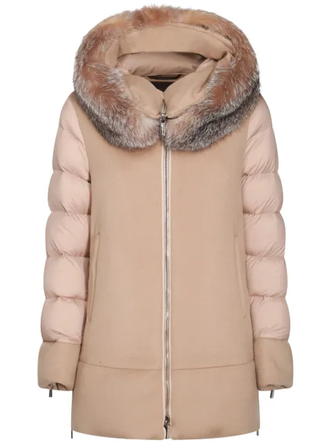 Moorer Fresia coat Neutrals MODGI300007LE