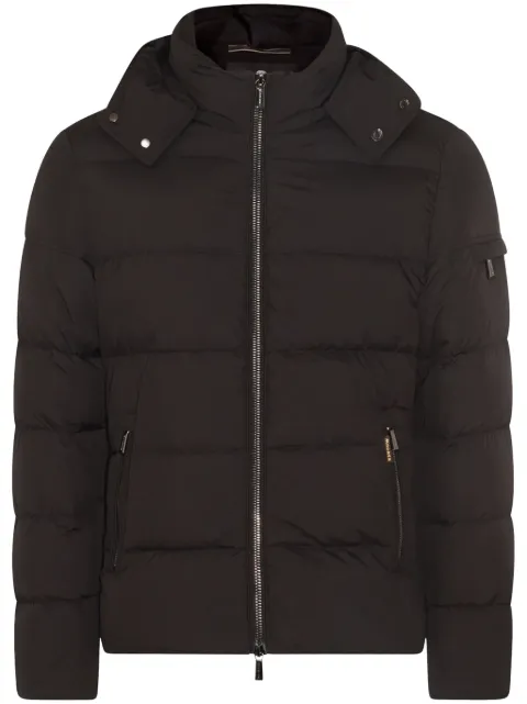 Moorer detachable hood padded jacket Black MOUGI100134SKT