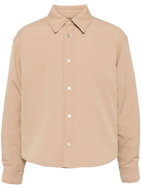 Ader Error logo-tag shirt jacket Neutrals BN01FWSH0105